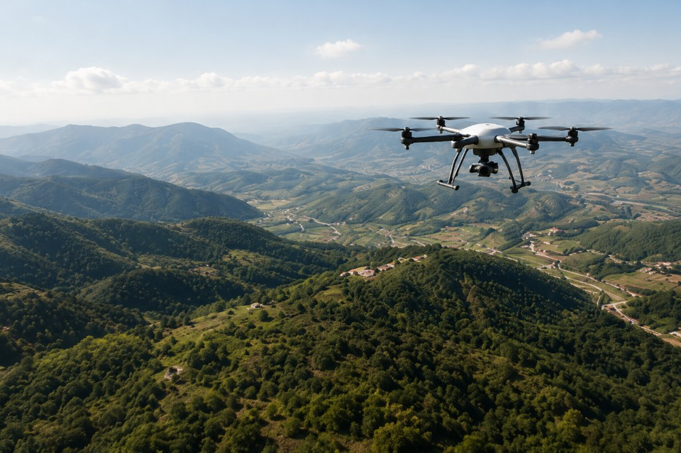Drone ile arazi ölçümü